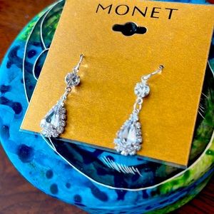 Monet Drop Crystal Earrings